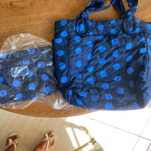 NWT Marc by Marc Jacobs blue( indigo) dot pattern